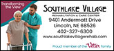 Southlake Village Rehabilitation Sponsorship Banner